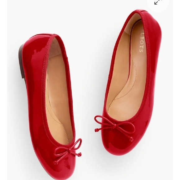 Talbots Shoes - Talbots Blair Bow Ballet Flats, NIB sz 8